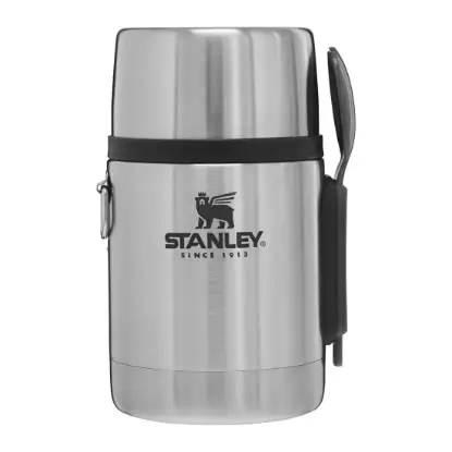 Stanley Adventure Stainless Steel All-in-One Food Jar - Yemek u Seti - Paslanmaz Çelik 0.53L  - Yemek Termosu