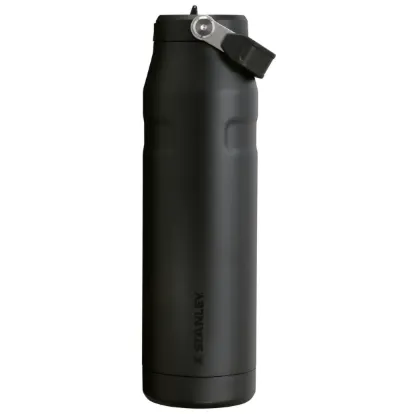 Stanley IceFlow Flip Straw 2.0 Pipetli  - Black 2.0 - Siyah 1.06L  - Matara